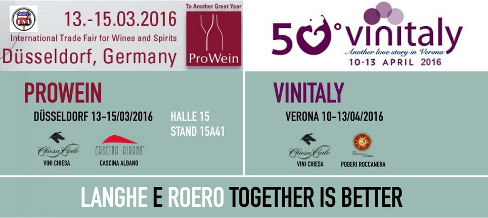 Langhe e Roero al Prowein e Vinitaly